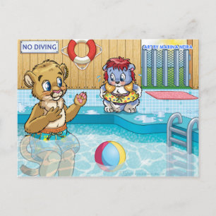 Carte Postale C'est bon, Papa t'a eu