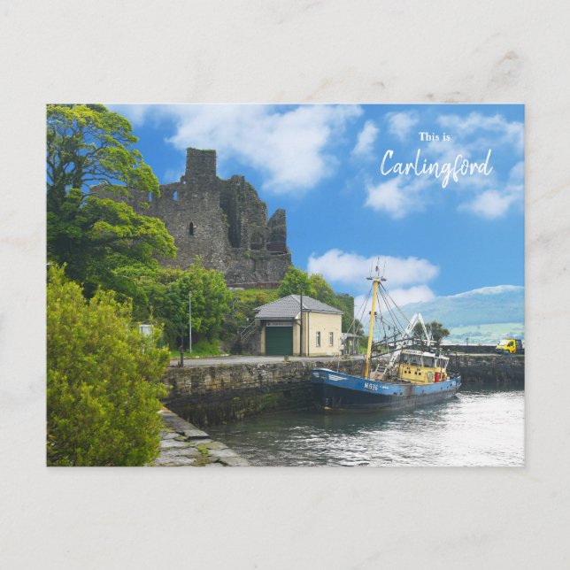 Carte Postale C'est Carlingford- Irlande (Devant)
