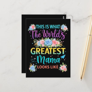 Carte Postale C'est ce que la plus grande maman du monde 