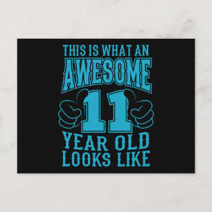 Carte Postale C'EST CE QU'UN INCROYABLE ENFANT DE 11 ANS 11e Ann
