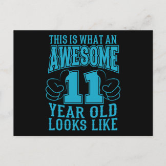Carte Postale C'EST CE QU'UN INCROYABLE ENFANT DE 11 ANS 11e Ann