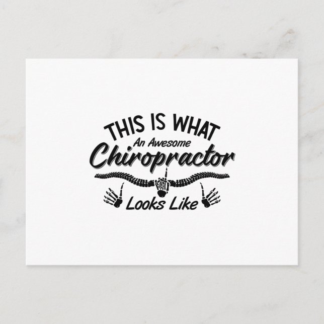 Carte Postale C'Est Ce Qu'Une Spine Chiro Chiropracteur Magnifiq (Devant)