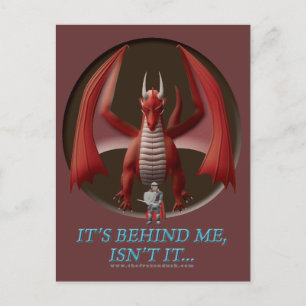 Carte Postale C'est Derrière moi