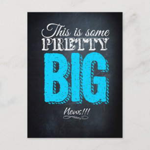 Carte Postale C'est des nouvelles assez importantes