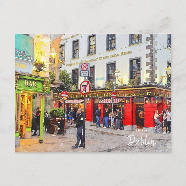 Carte Postale C'est Dublin-Irlande (Devant)