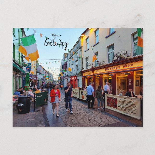 Carte Postale C'est Galway-Irlande (Devant)