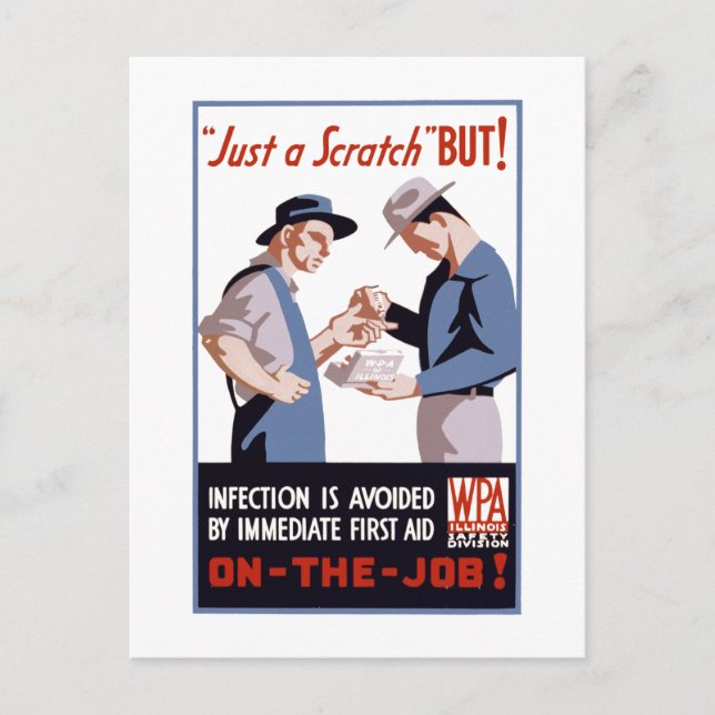 Carte Postale C'est juste un Scratch - Mais ! (Devant)