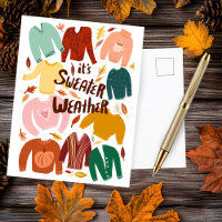 C'est la météo pull automne automnal mignon