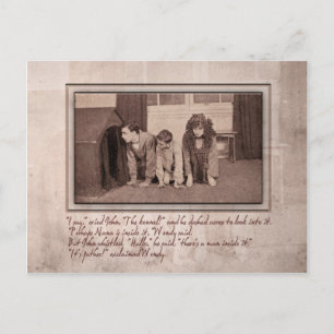 Carte Postale C'est le père, s'est exclamé Wendy