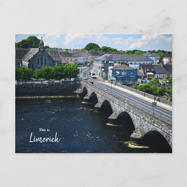 Carte Postale C'est Limerick- Irlande (Devant)