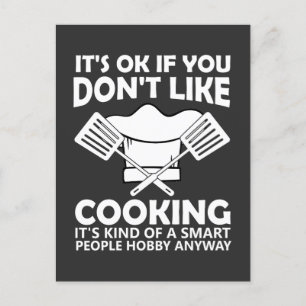 Carte Postale C'est ok Si Vous N'aimez Pas la cuisine C'est Gent
