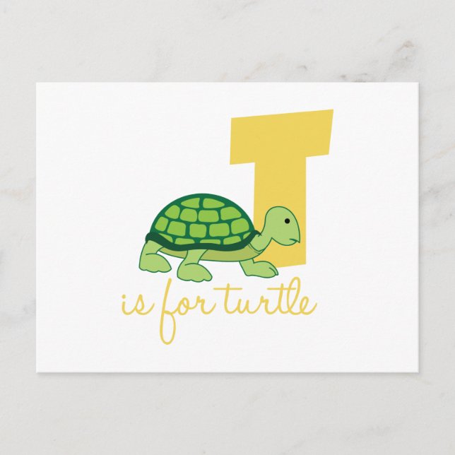 Carte Postale C'Est Pour La Tortue (Devant)