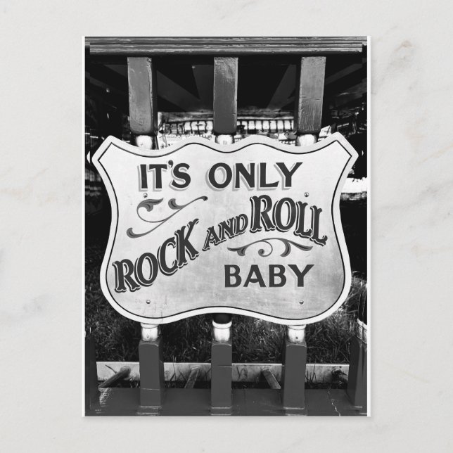 Carte Postale 'C'est seulement du rock and roll bébé' (Devant)