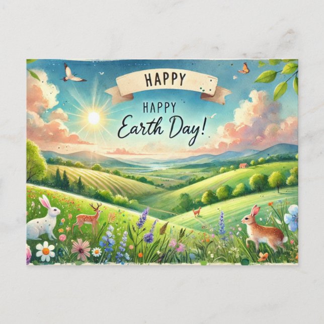 Carte Postale c'est ton Jour des terres 22 avril (Devant)