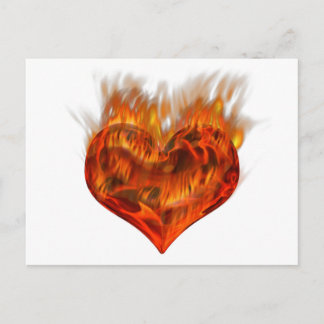 Carte Postale C'est un coeur flamboyant !