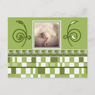 Carte Postale C'est Un Garçon Vintage Bébé poussette Retro Card