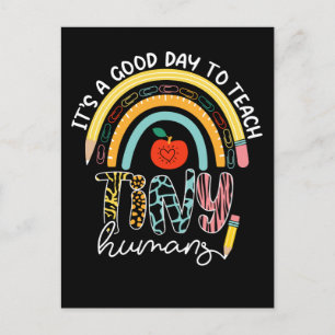 Carte Postale C'est une bonne journée pour apprendre à de minusc