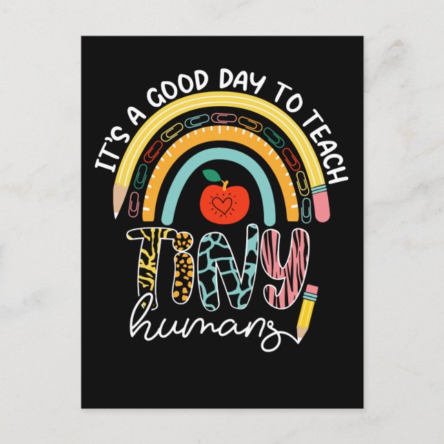 Carte Postale C'est une bonne journée pour apprendre à de minusc (Devant)