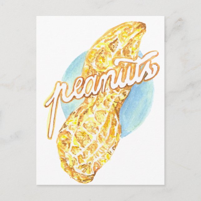 Carte Postale C'est une cacahuète (Devant)