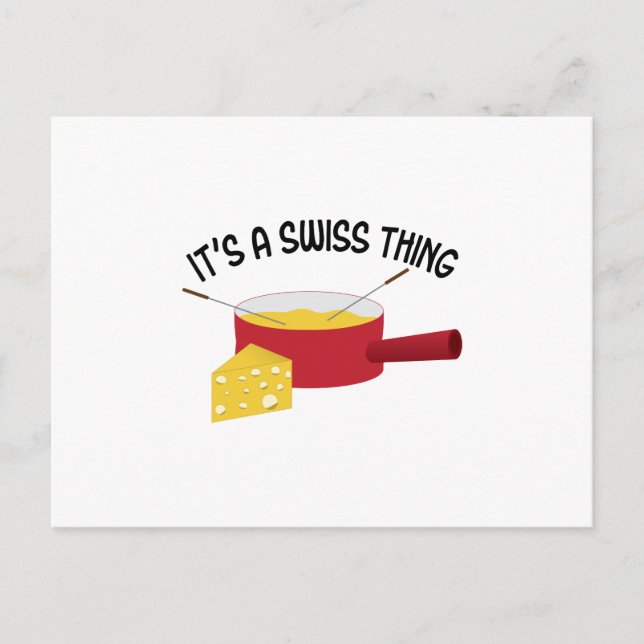 Carte Postale C'est une chose suisse (Devant)