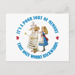 CARTE POSTALE C'EST UNE MÉMOIRE PAUVRE QUI FONCTIONNE EN ARRIÈRE