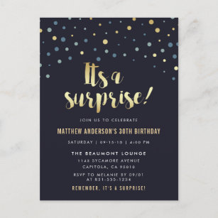 Cartes Postales Anniversaire De Surprise Originales Zazzle Fr