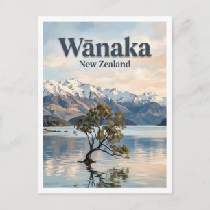 Carte Postale Cet arbre de Wānaka Nouvelle-Zélande