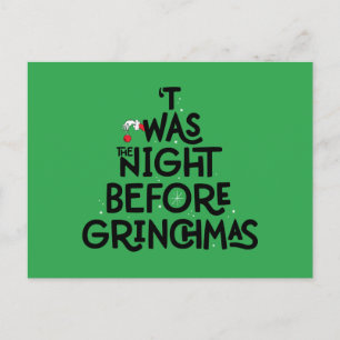 Carte Postale 'C'était la nuit avant Grinchmas