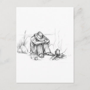 Carte Postale C'était une longue nuit....