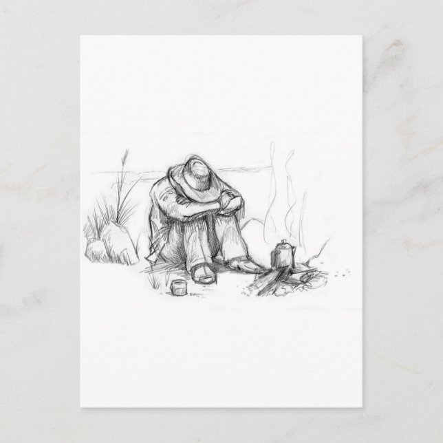 Carte Postale C'était une longue nuit.... (Devant)