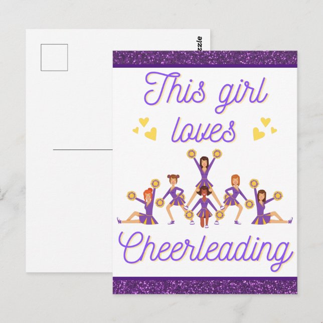 Carte Postale Cette Fille Aime La Fille (Devant / Derrière)