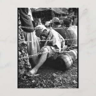 Carte Postale Cette image de guerre du prisonnier japonais