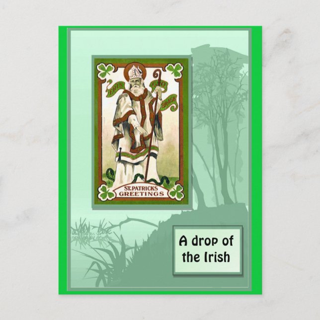 Carte Postale Cette St Patrick lui-même (Devant)