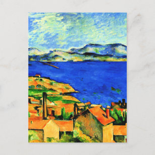Carte Postale Cezanne - Golfe de Marseille, oeuvre d'art populai