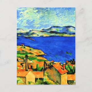 Carte Postale Cezanne - Golfe de Marseille, oeuvre d'art populai