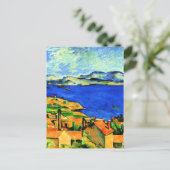 Carte Postale Cezanne - Golfe de Marseille, oeuvre d'art populai (Debout devant)