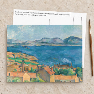 Carte Postale Cézanne - Golfe de Marseille, vu d'L'Estaque