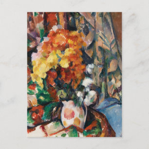 Carte Postale Cezanne - Le Vase Fleuri