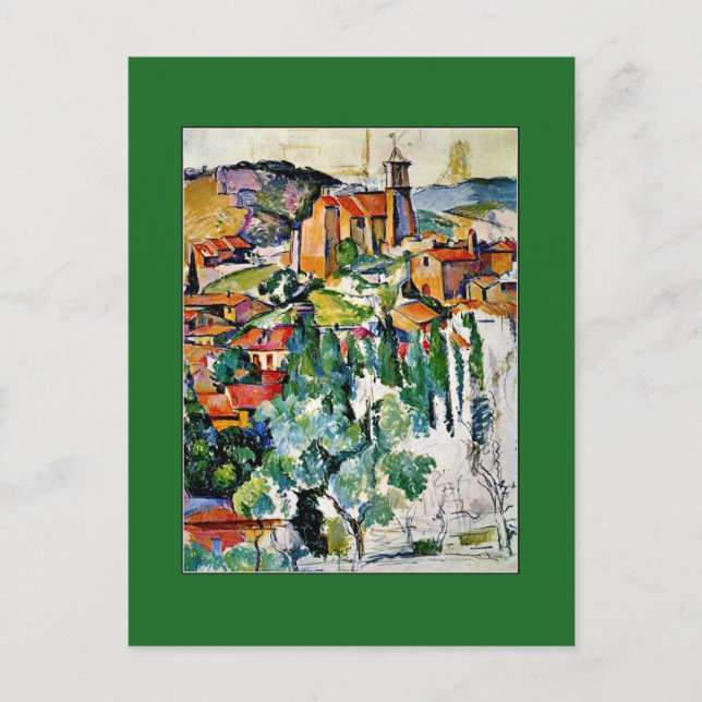 Carte Postale Cezanne - Le Village de Gardanne (Devant)