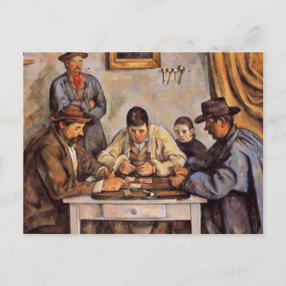 Carte Postale Cezanne - Les joueurs de cartes, 1892