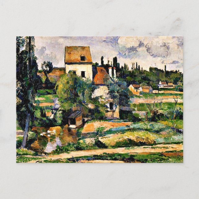 Carte Postale Cezanne - Mill sur la Couleuvre à Pontoise (Devant)