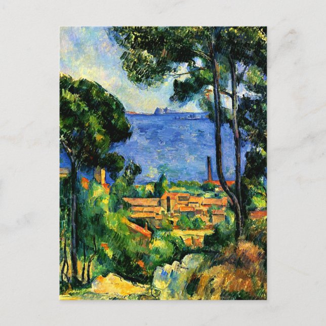 Carte Postale Cezanne - Vue de l'Estaque (Devant)
