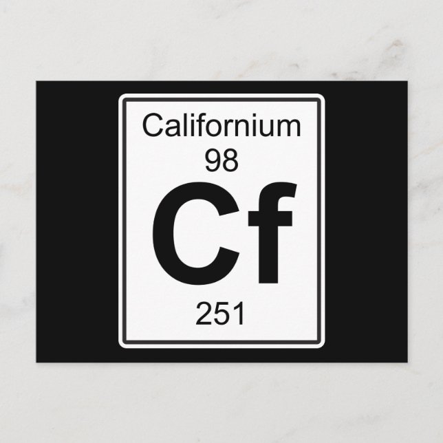 Carte Postale Cf - Californie (Devant)