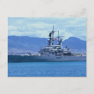 Carte Postale CGN 41 "USS Arkansas", croiseur nucléaire