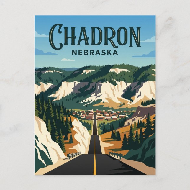 Carte Postale Chadron États-Unis (Devant)