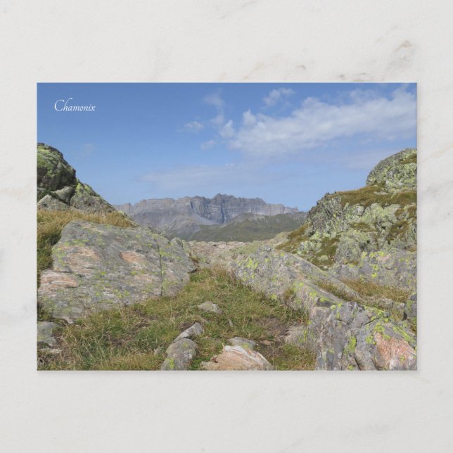 Carte Postale Chaine des Fiz Chamonix (Devant)