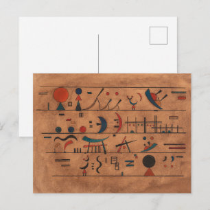 Carte Postale Chaînes de caractères Wassily Kandinsky