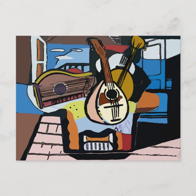 Carte Postale Chaînes Pablo Abstraites (Devant)