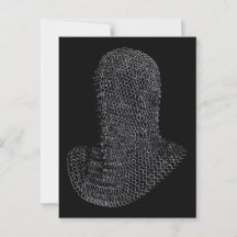 Chainmail Guerrier Hood