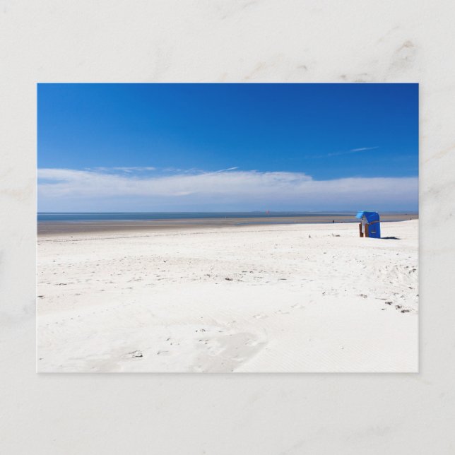 Carte Postale chair à la mer du Nord (Devant)